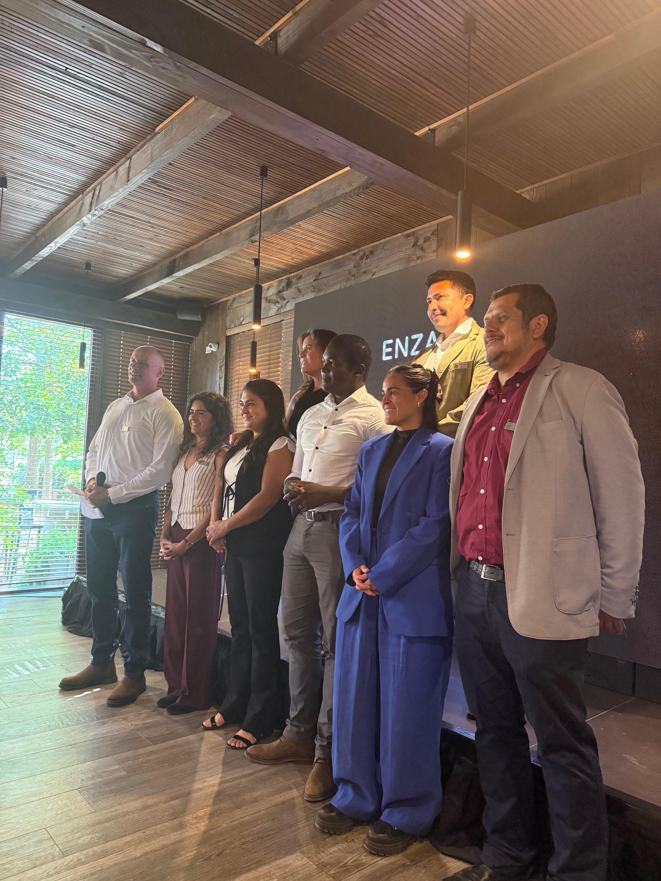 The ENZA team in Chile