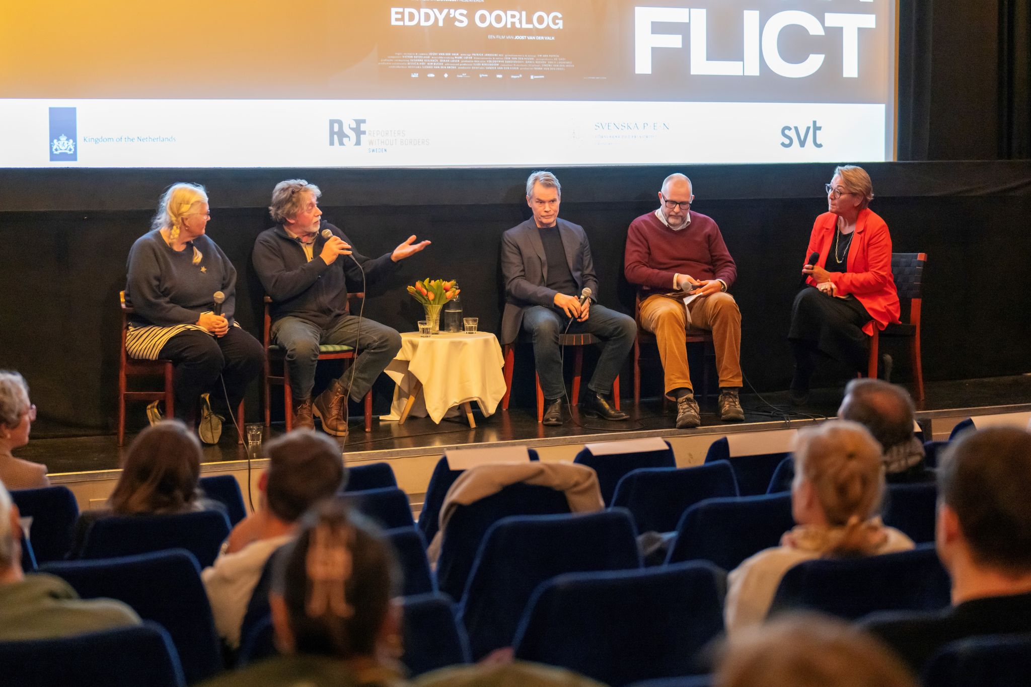 Paneldiscussion following the screening of Eddy's War