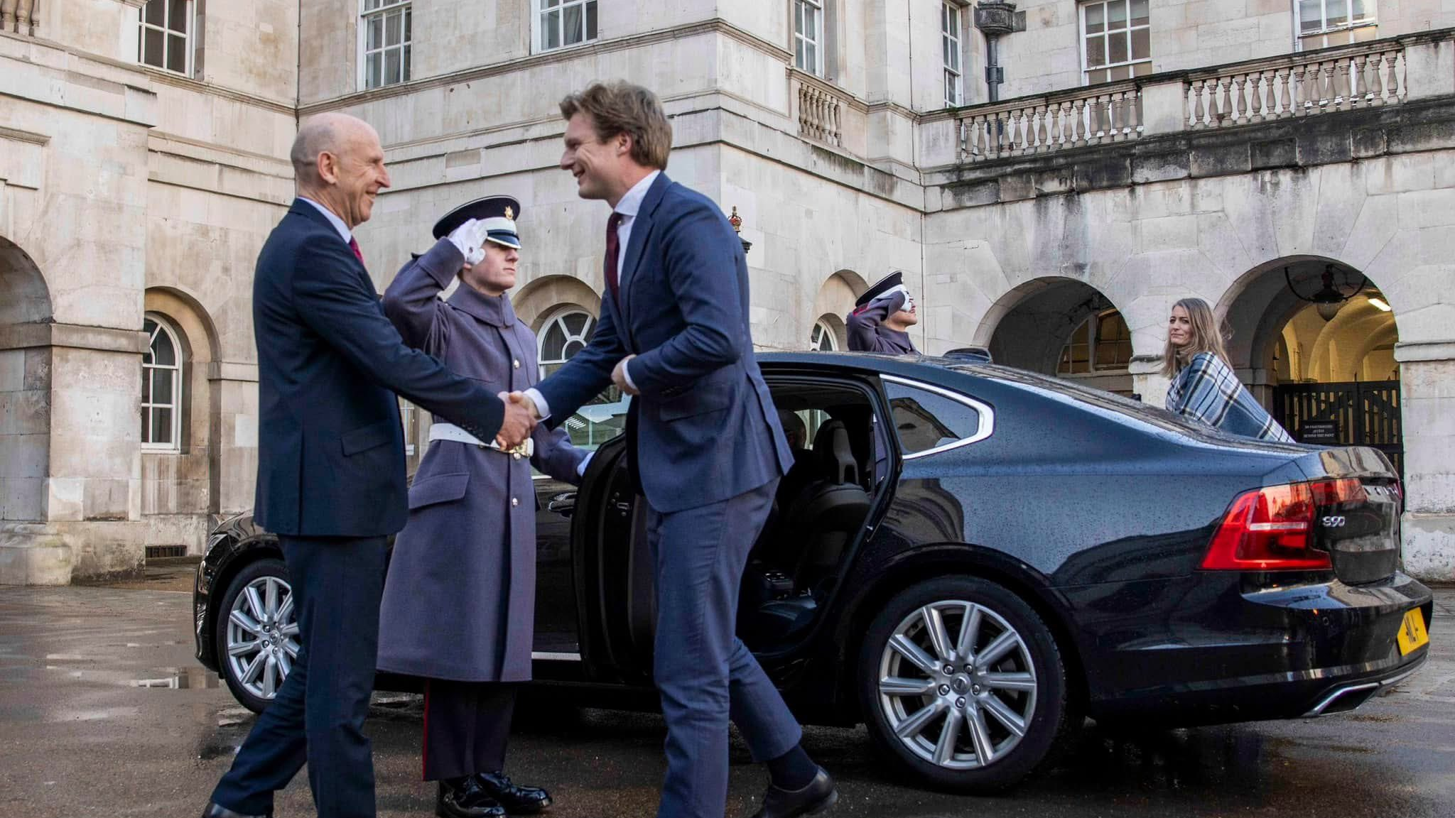 Dutch Minister of Defence Ruben Brekelsman (R) meets UK Secretary of State for Defence John Healey (L).  Image: UK Ministry of Defence © Crown copyright 2025