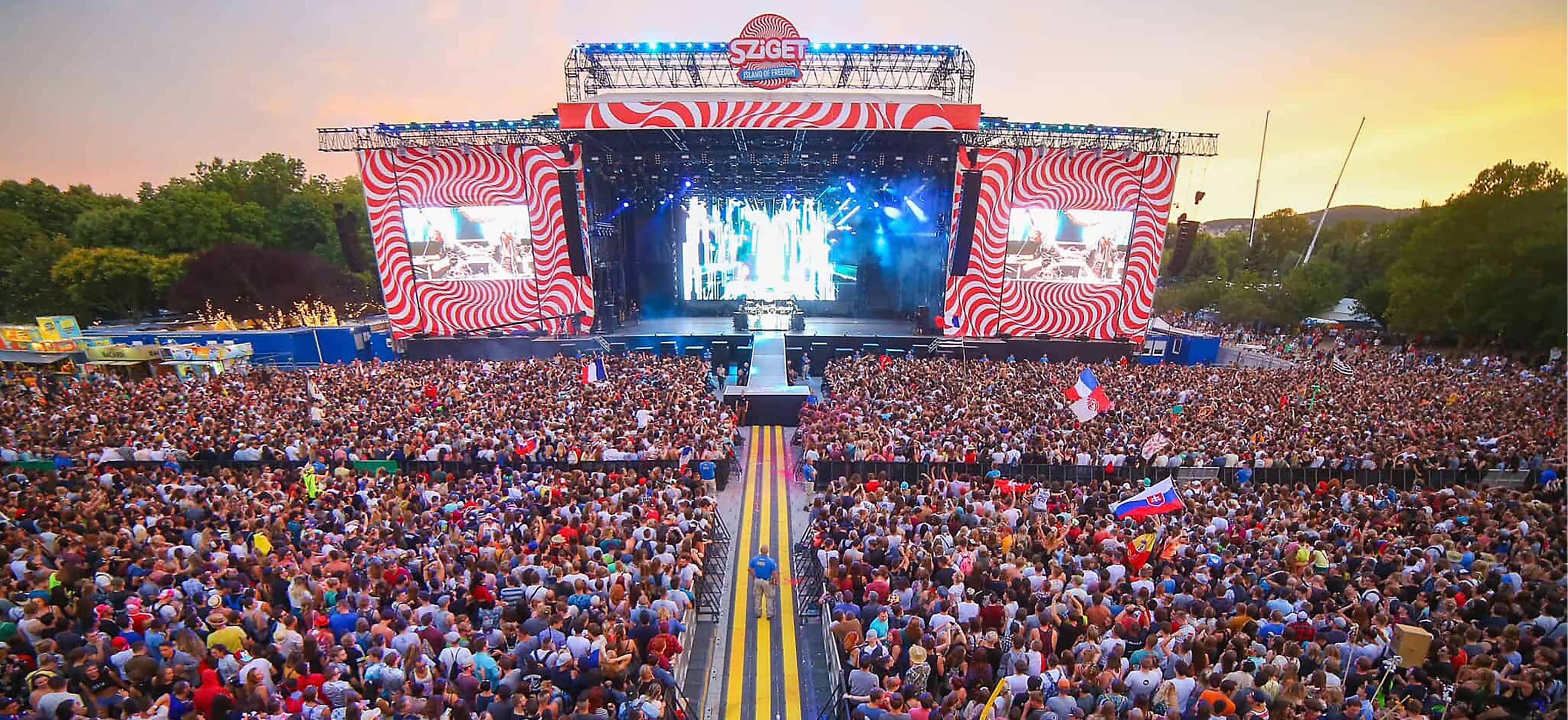 Main stage of Sziget festival