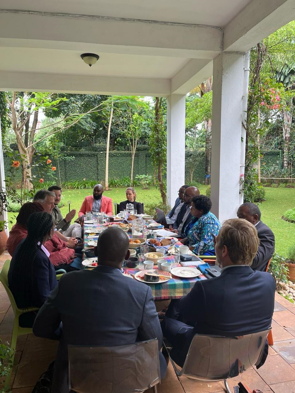 Embassy hosted key stakeholders in a round-table on the digital transformation in Kenya