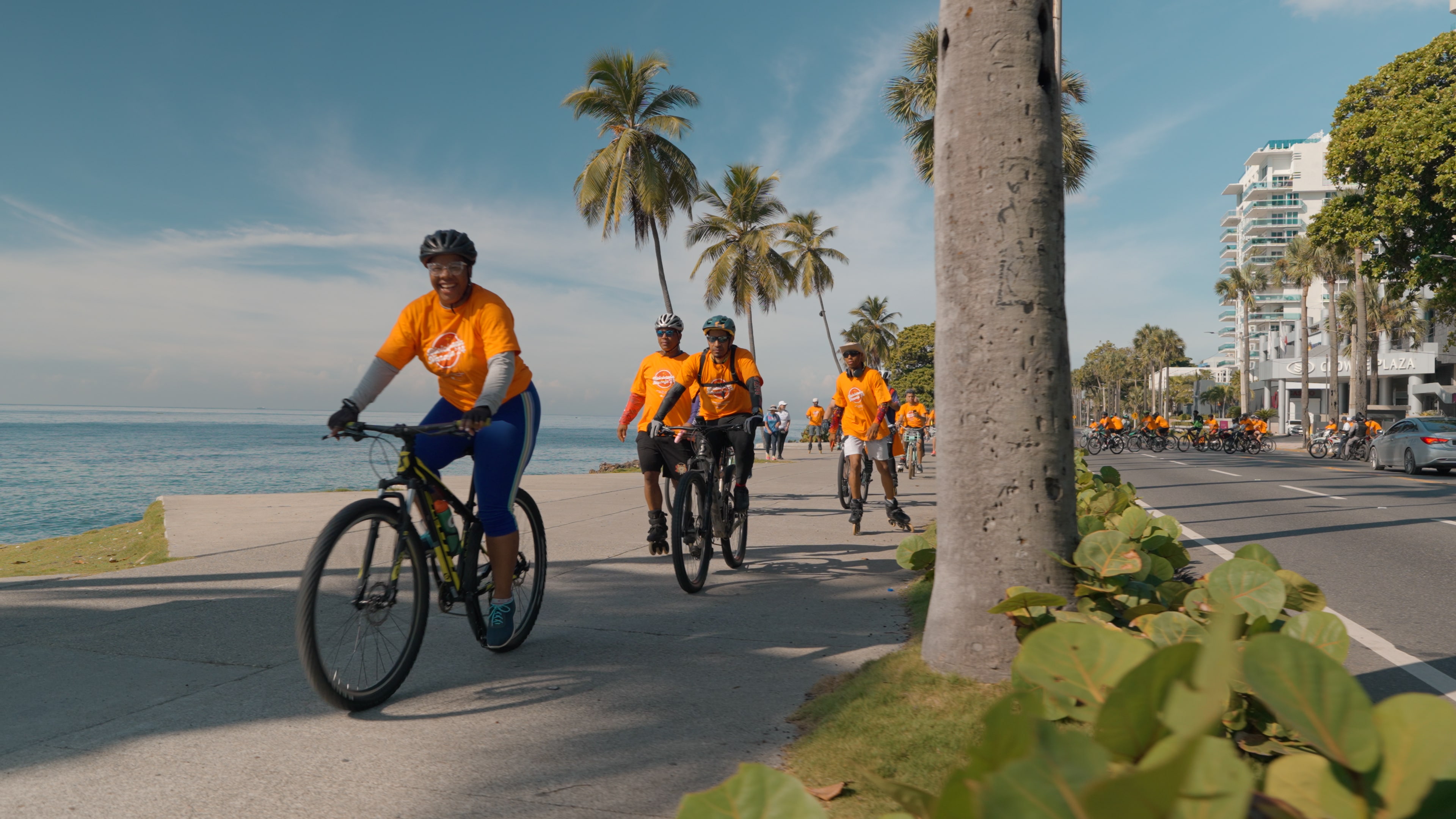 people on bicicles in the Dominican Republic 