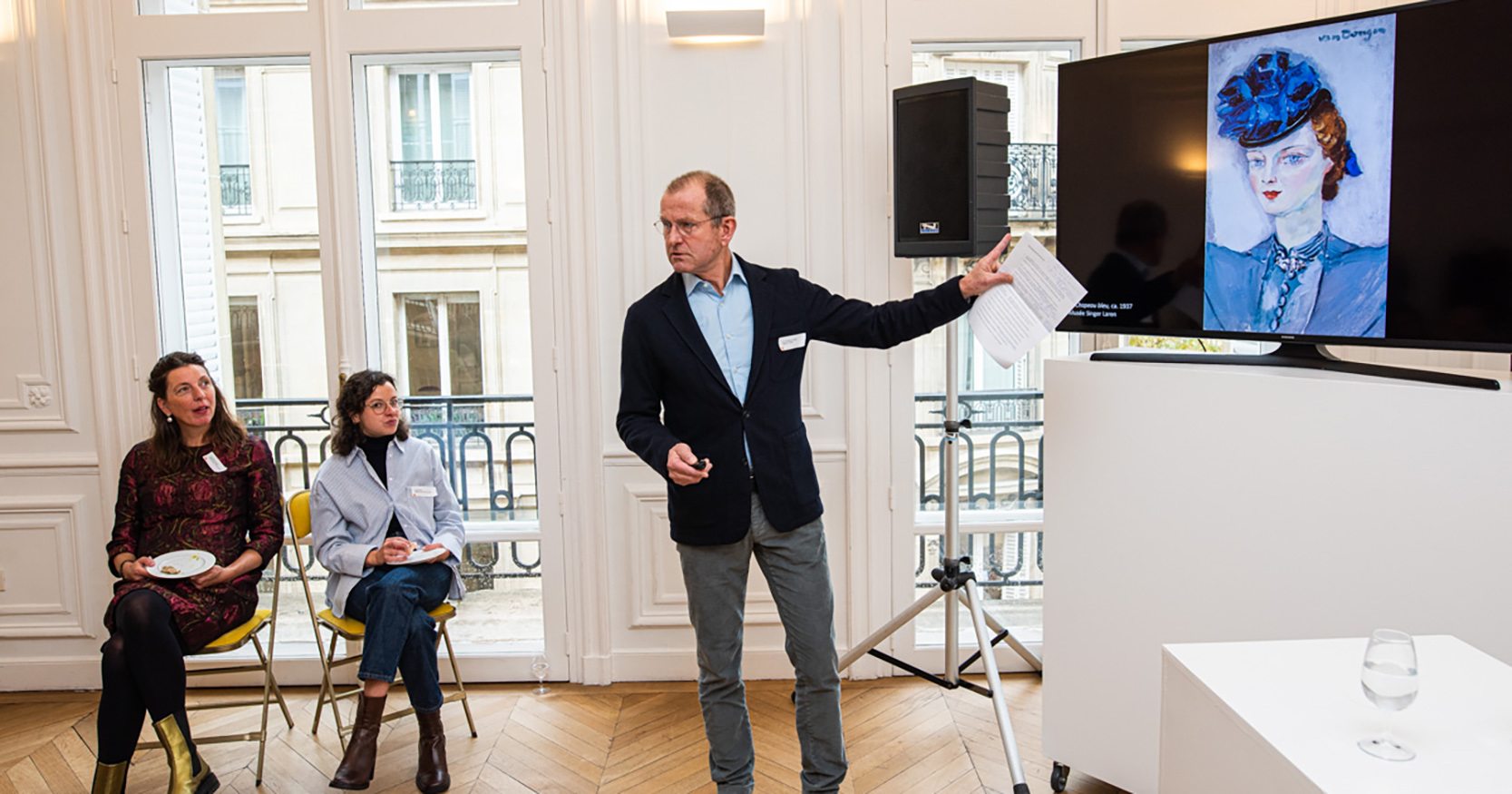 Dutch museums presenting their shows to the French Media