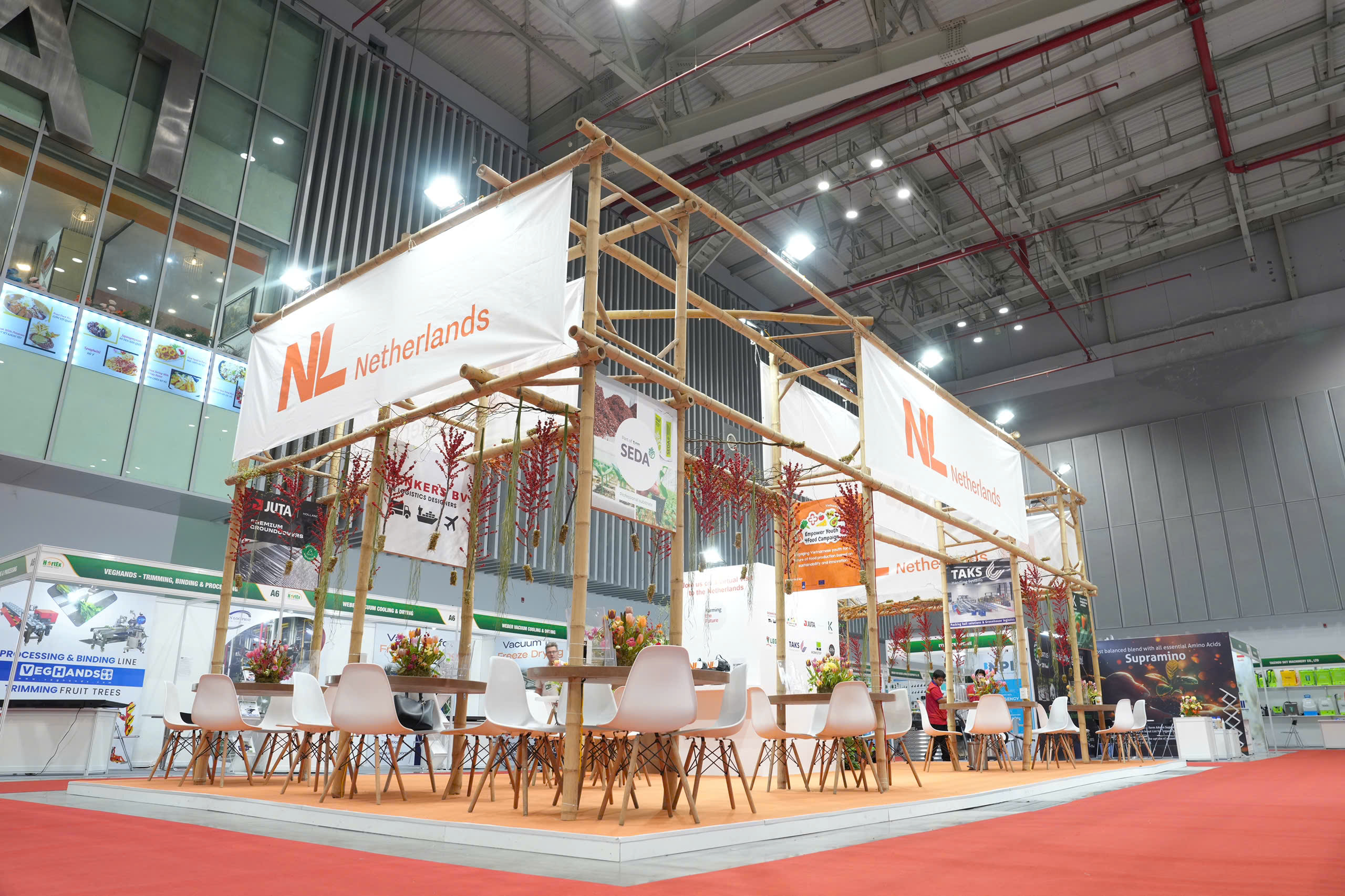 The Netherlands Pavilion at HortEx 2025. Photo: EKN in Hanoi.