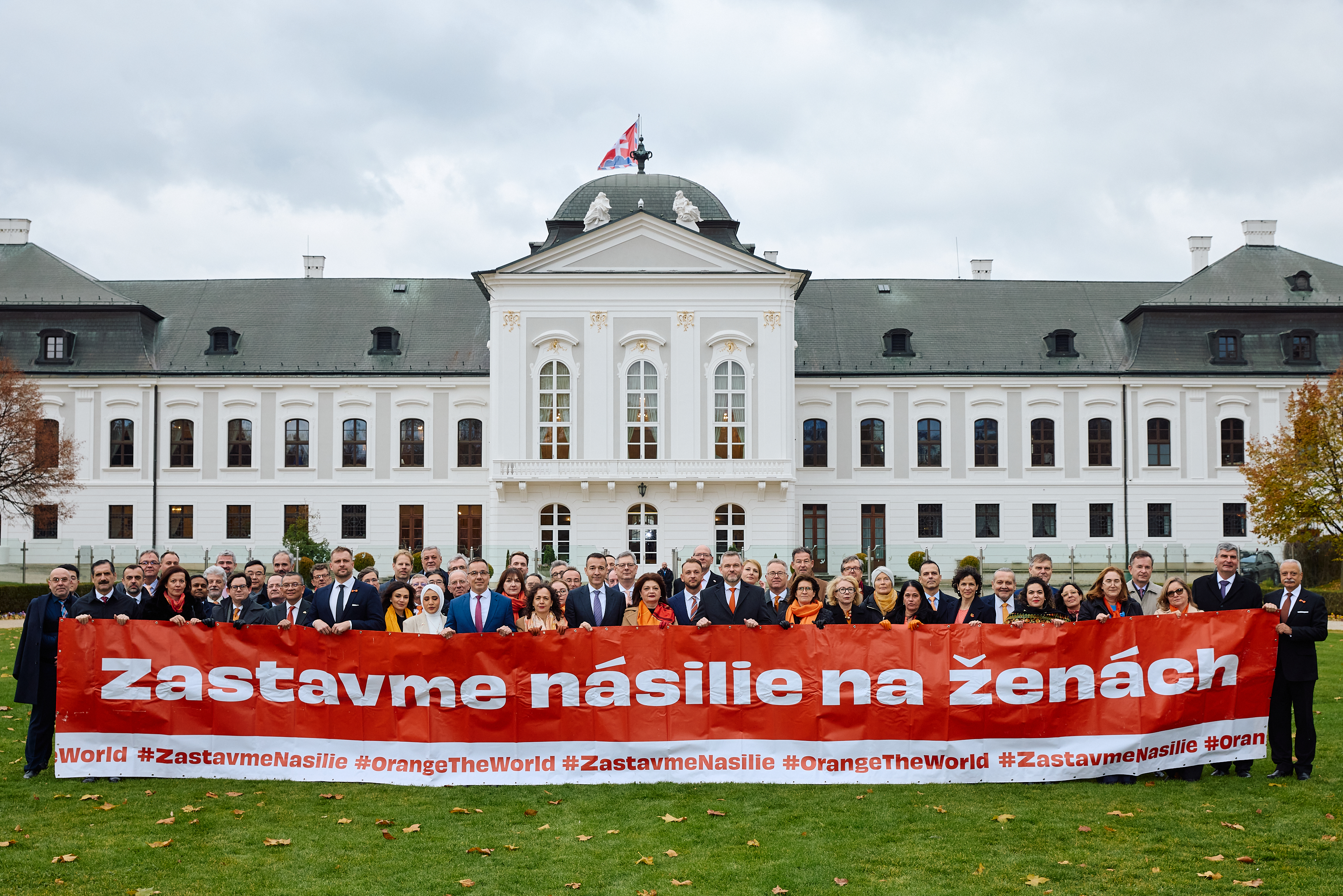 Launch of 16 days of activism with President Pellegrini, 55 ambassadors and five ministers of the Slovak government