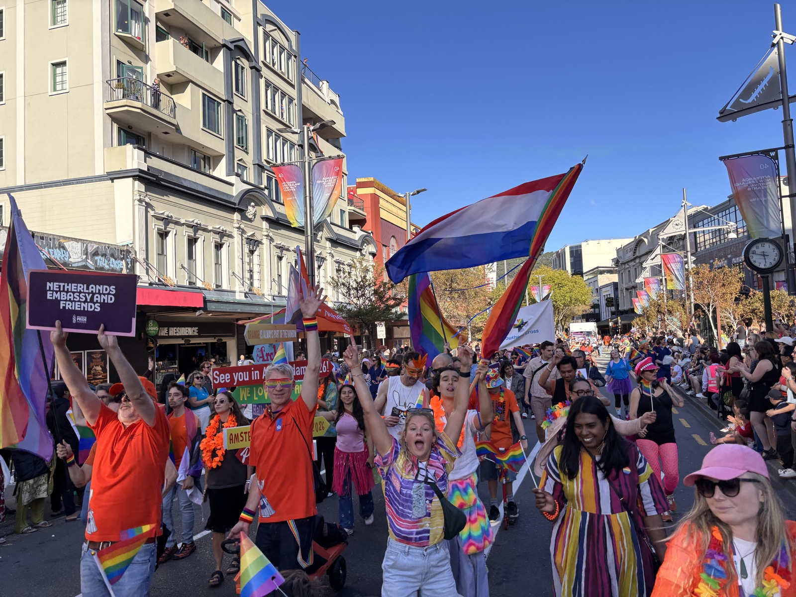 Netherlands Embassy float Wellington Pride 2026