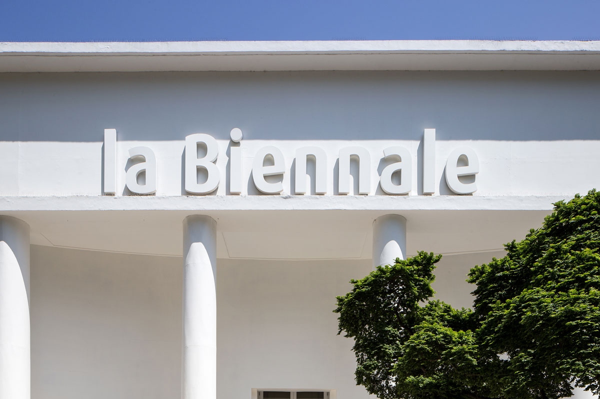 Facciata della Biennale di Venezia