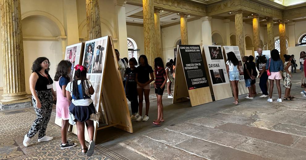 Exposição fotográfica da imprensa mundial no Rio.