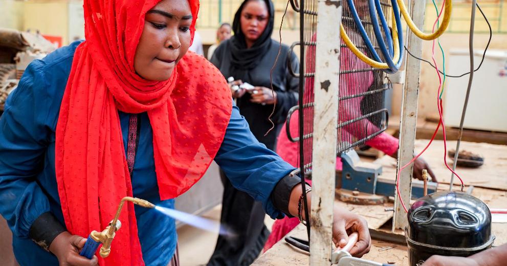 Sudan engineering school for women.